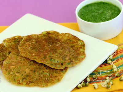 Recipe: Bajra & sprout pancake Image