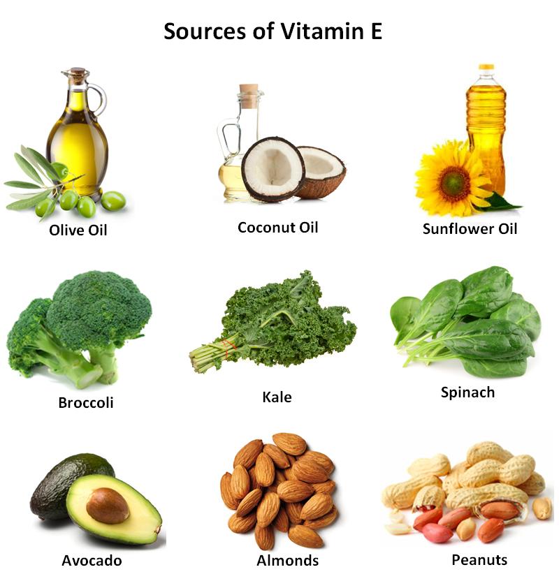 Vitamin E rich food Image